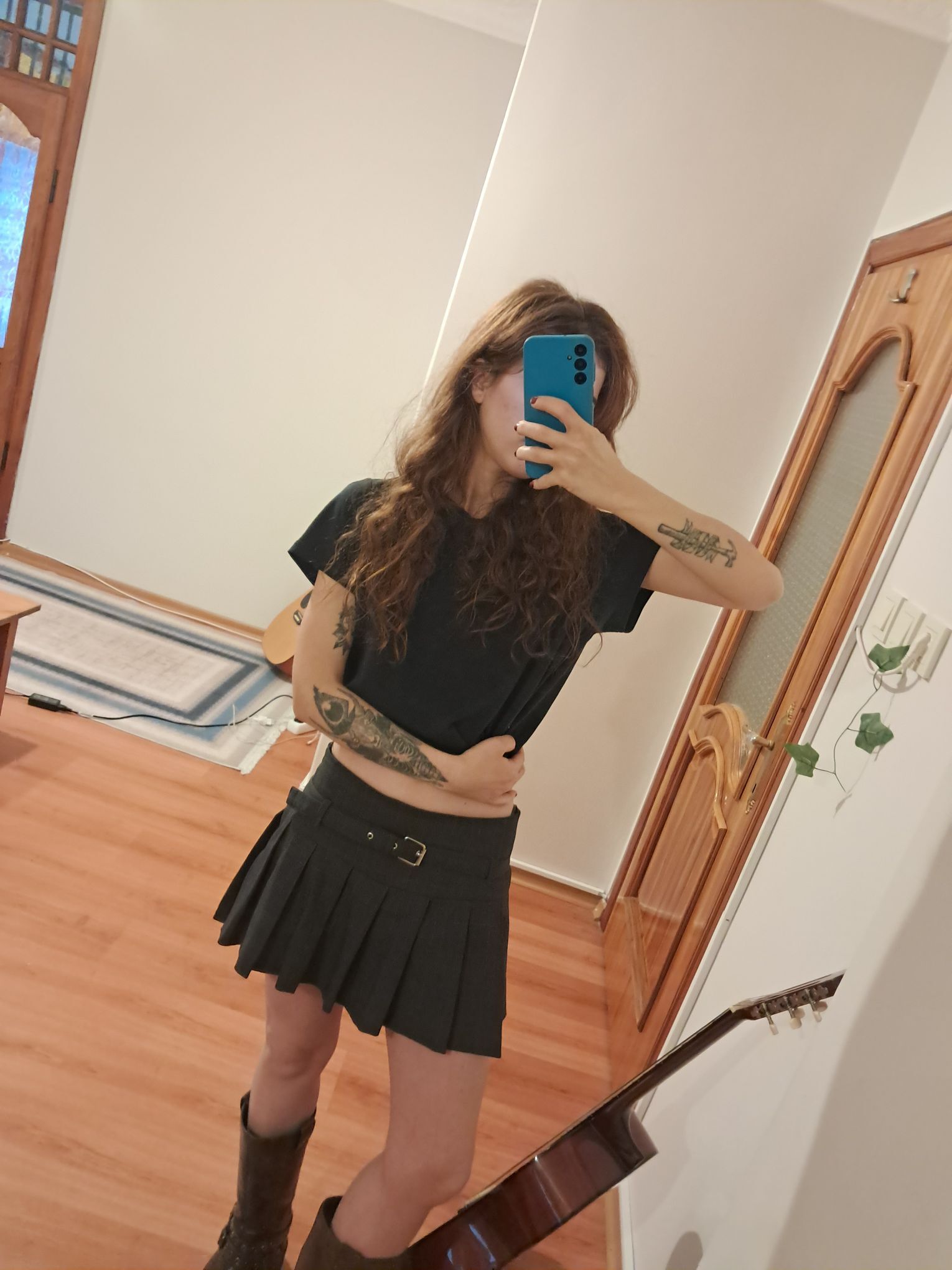 orijinal zara pileli şort etek — görsel 6/6