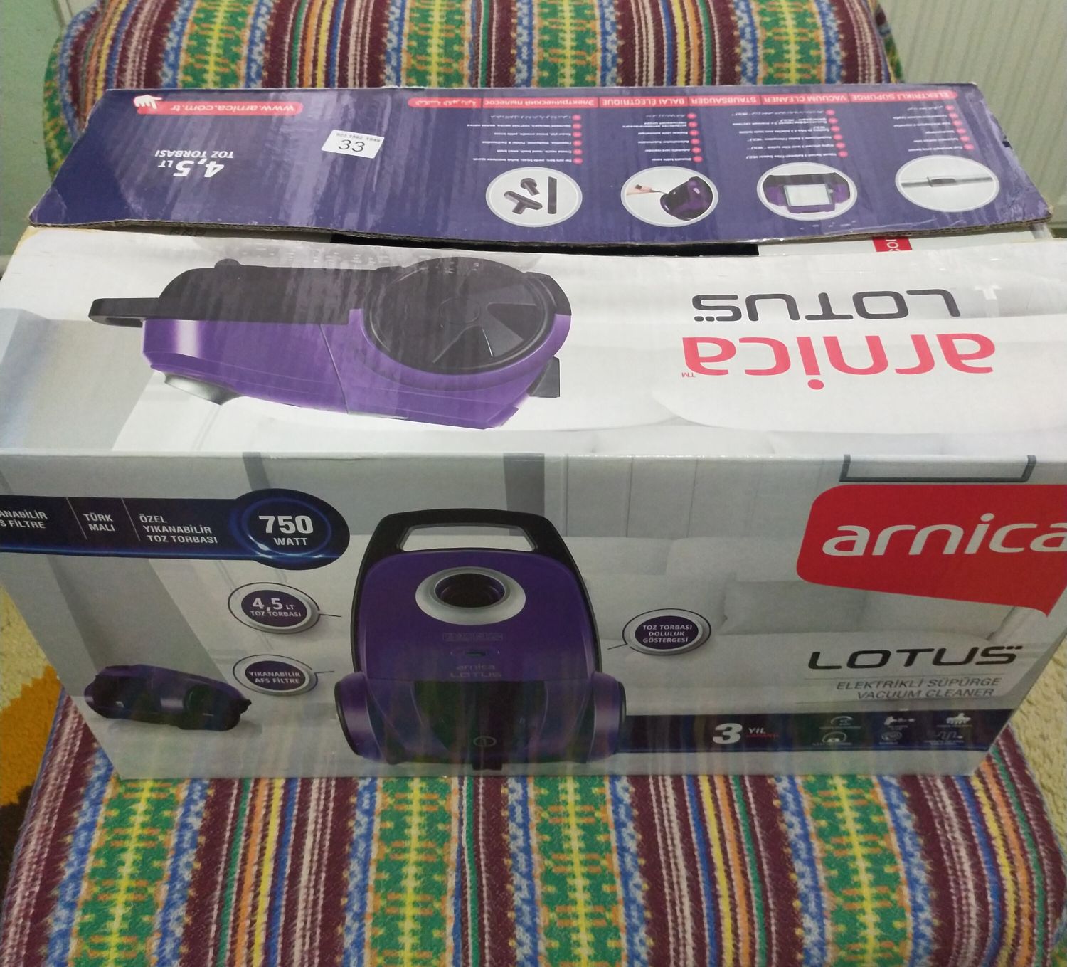 Arnica Lotus Elektrikli Süpürge — görsel 5/6