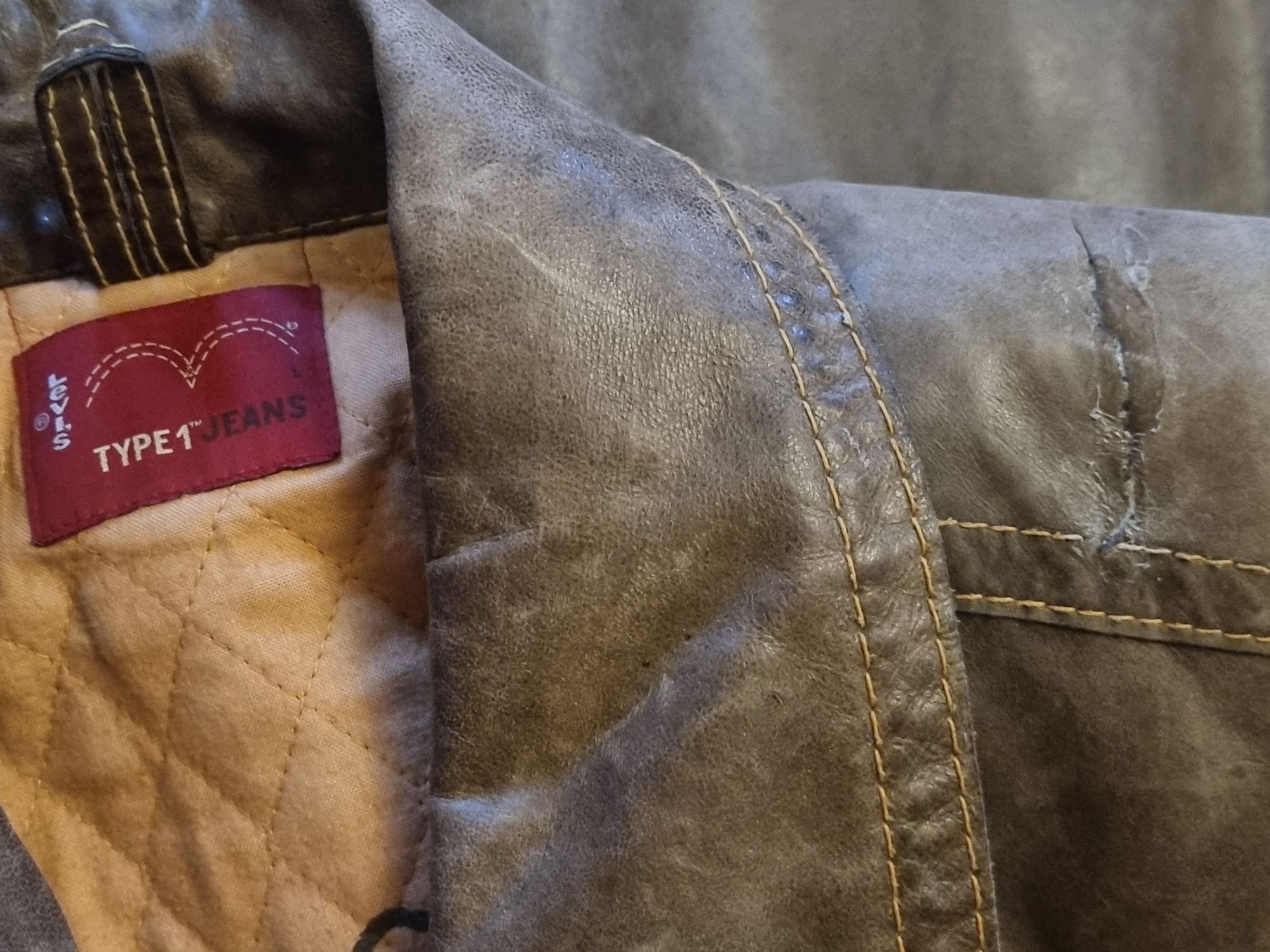 Levi's Vintage 90's Deri Ceket — görsel 5/7