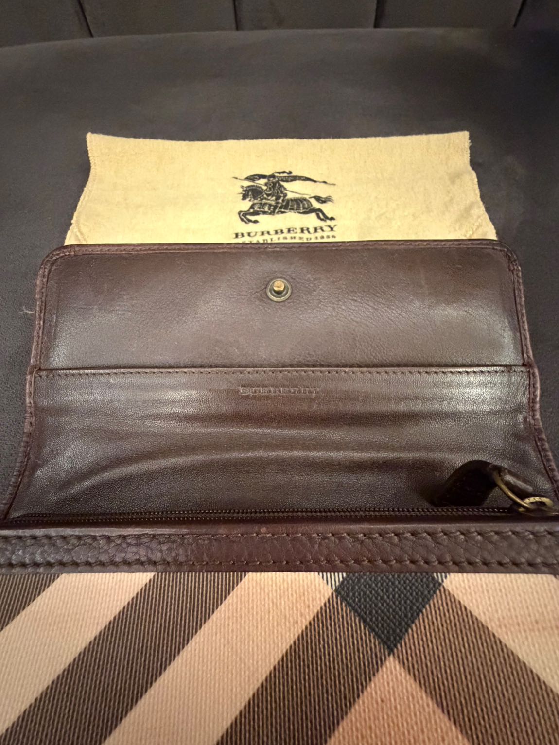 Burberry Cüzdan Bej/Kahve — görsel 6/7