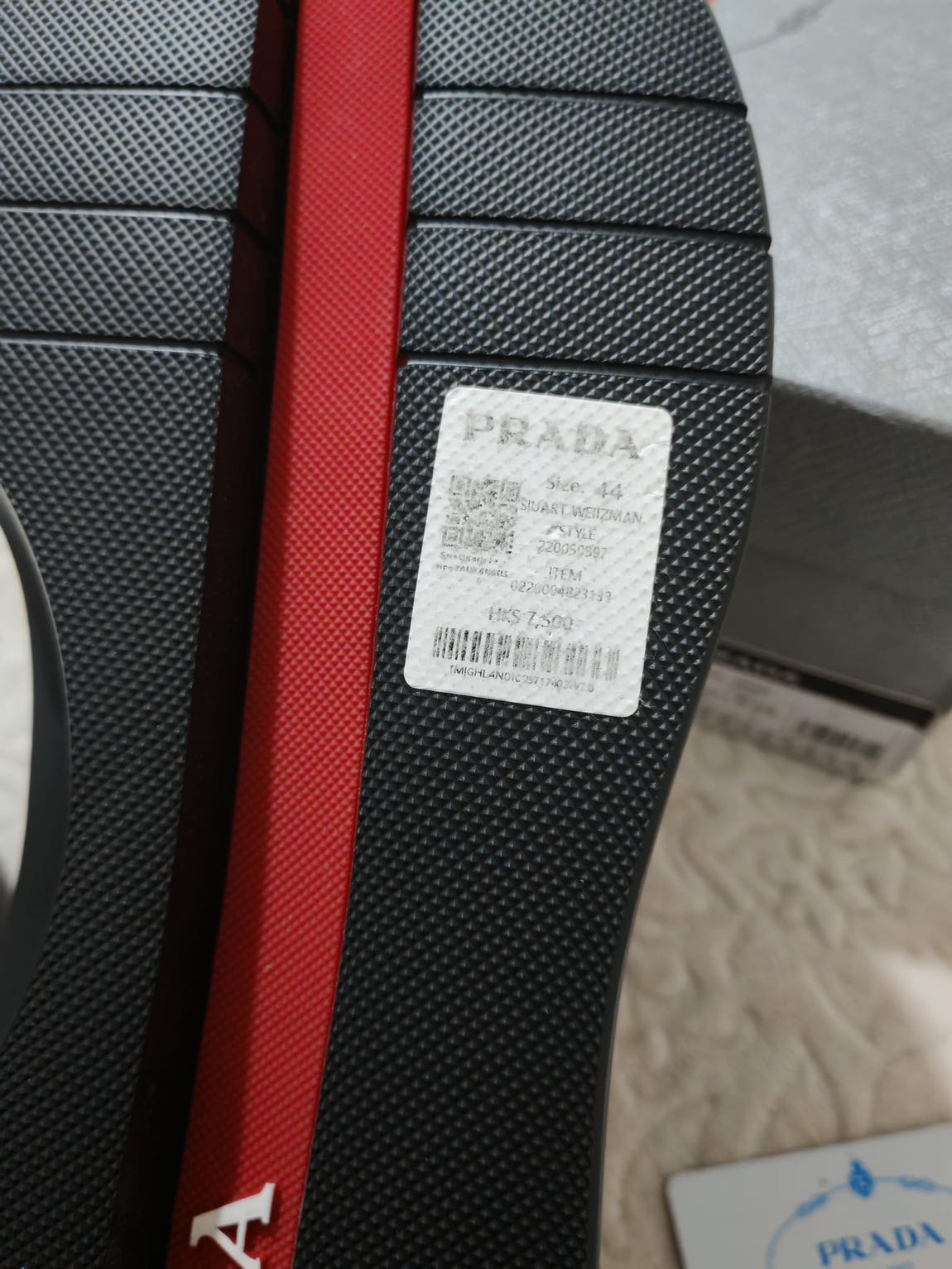Siyah Prada Sneaker Erkek Ayakkabı — görsel 3/8