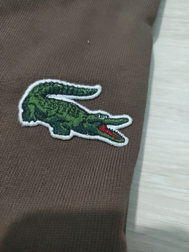 Lacoste fermuarlı defolu sweatshirt — görsel 4/8