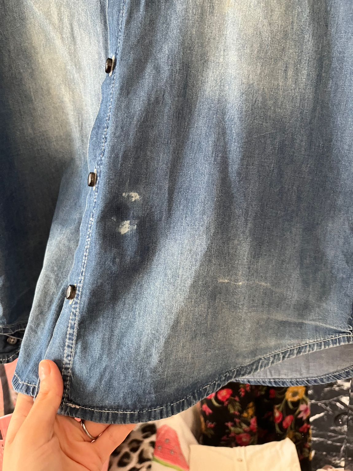 DSQUARED2 Erkek Kot Gömlek Mavi — görsel 3/3