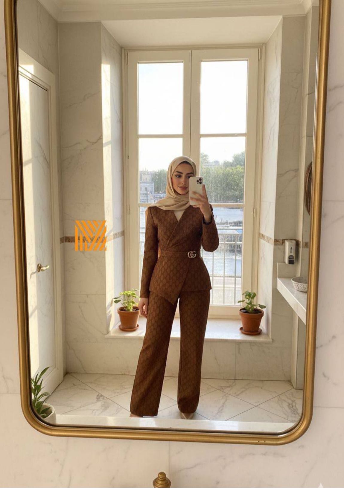 Gucci Desenli Ceket ve Pantolon İkili Ta — görsel 3/5
