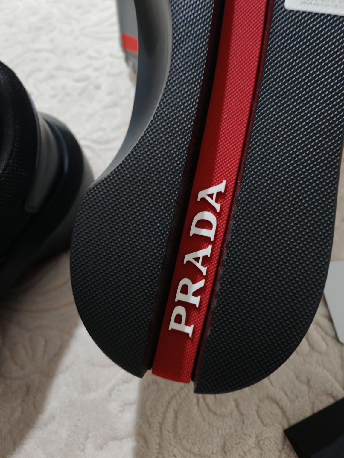 Siyah Prada Sneaker Erkek Ayakkabı — görsel 7/8