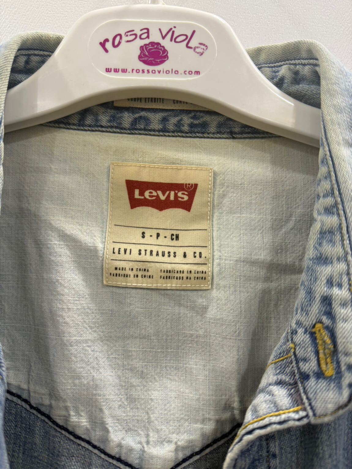 Levi's Kot Gömlek Mavi — görsel 3/4
