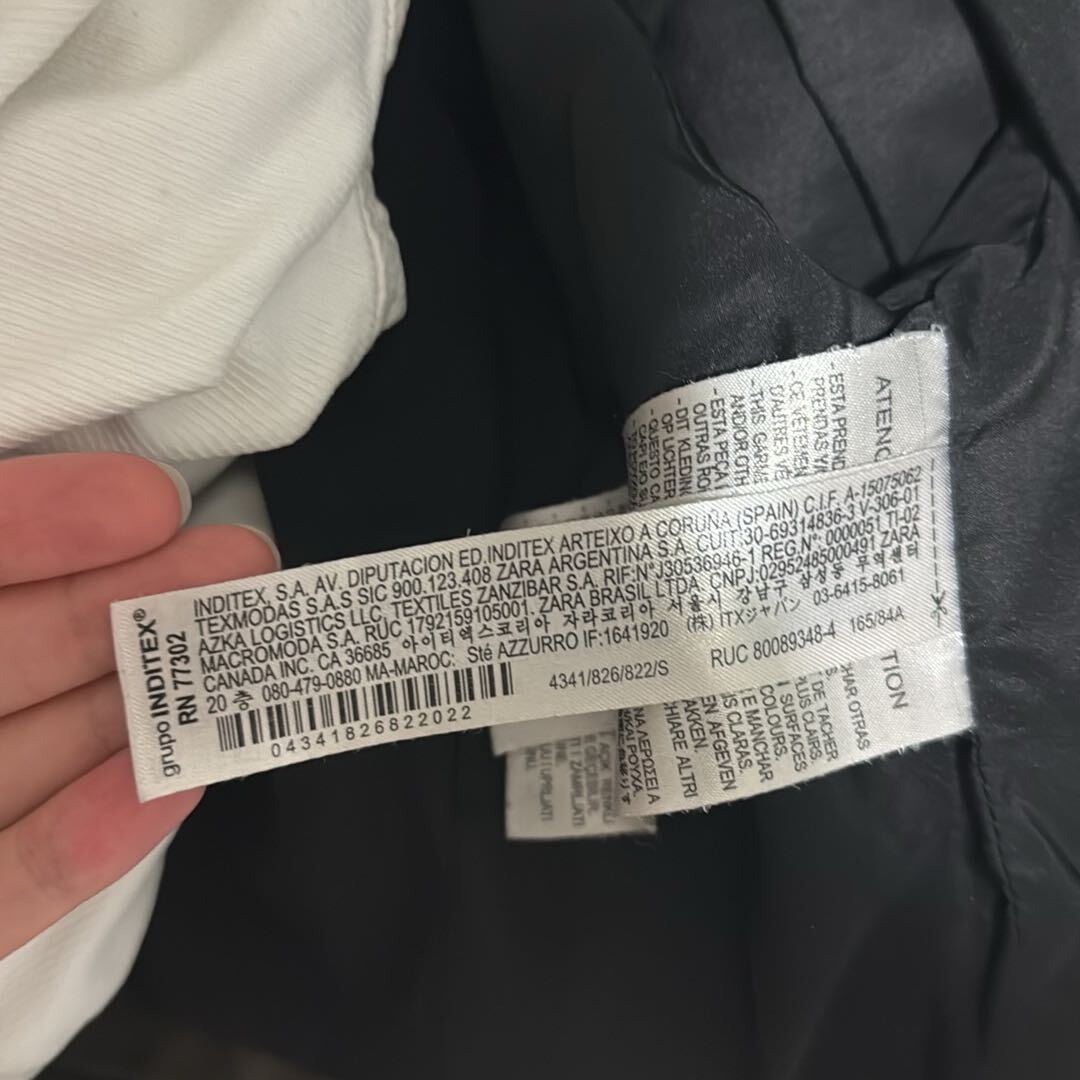 ZARA VİRAL Haki Deri Ceket — görsel 7/7