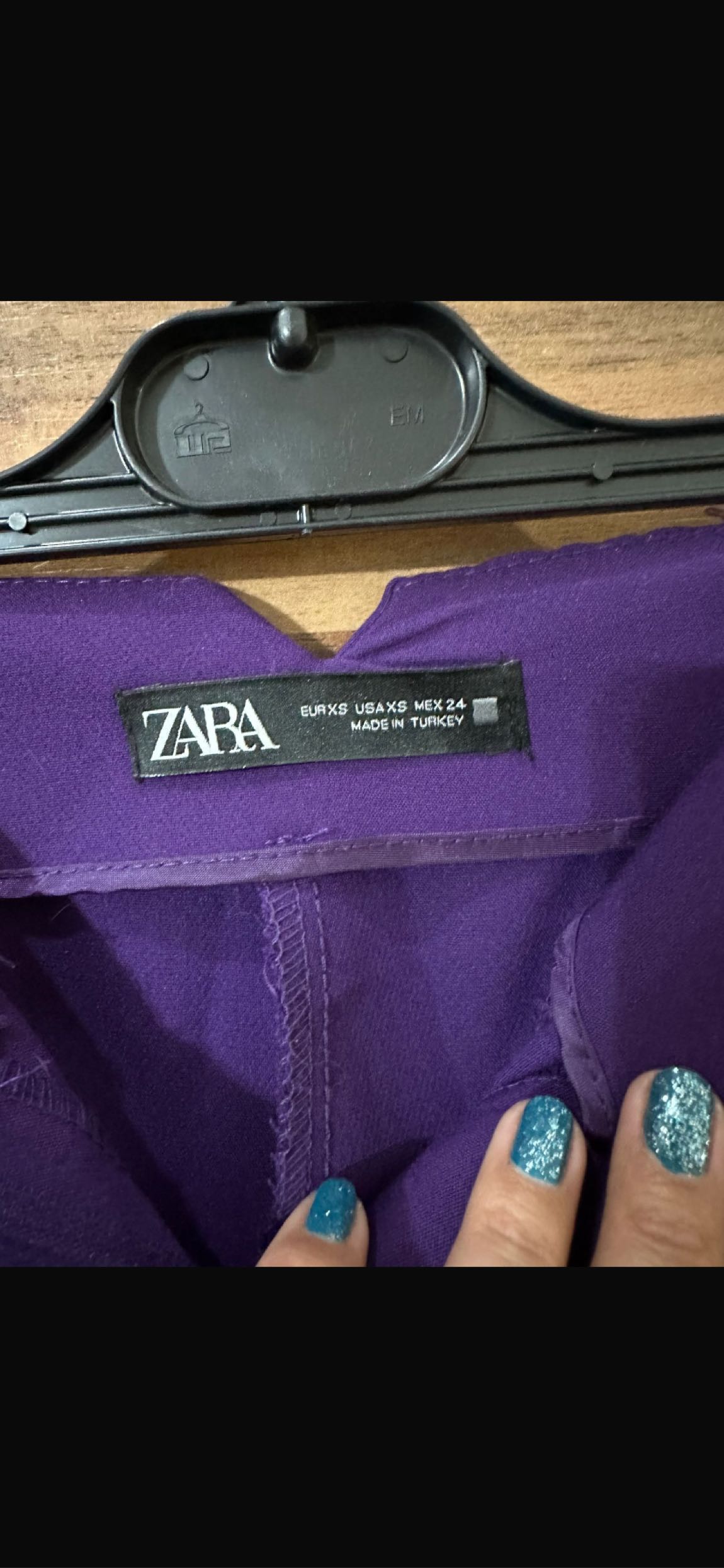 Zara xs mor takım elbise — görsel 3/8