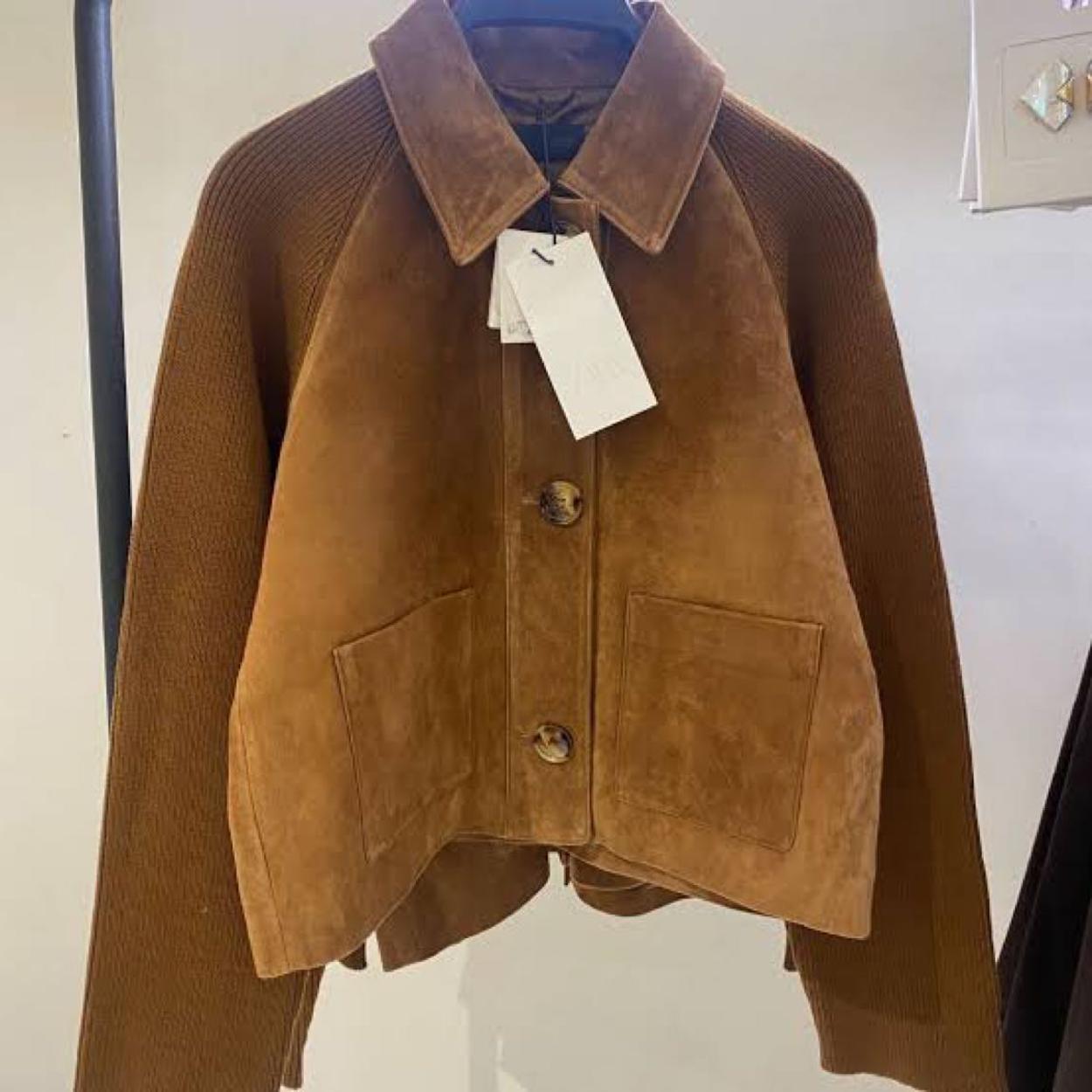 Zara %100 deri süet ceket — görsel 4/8