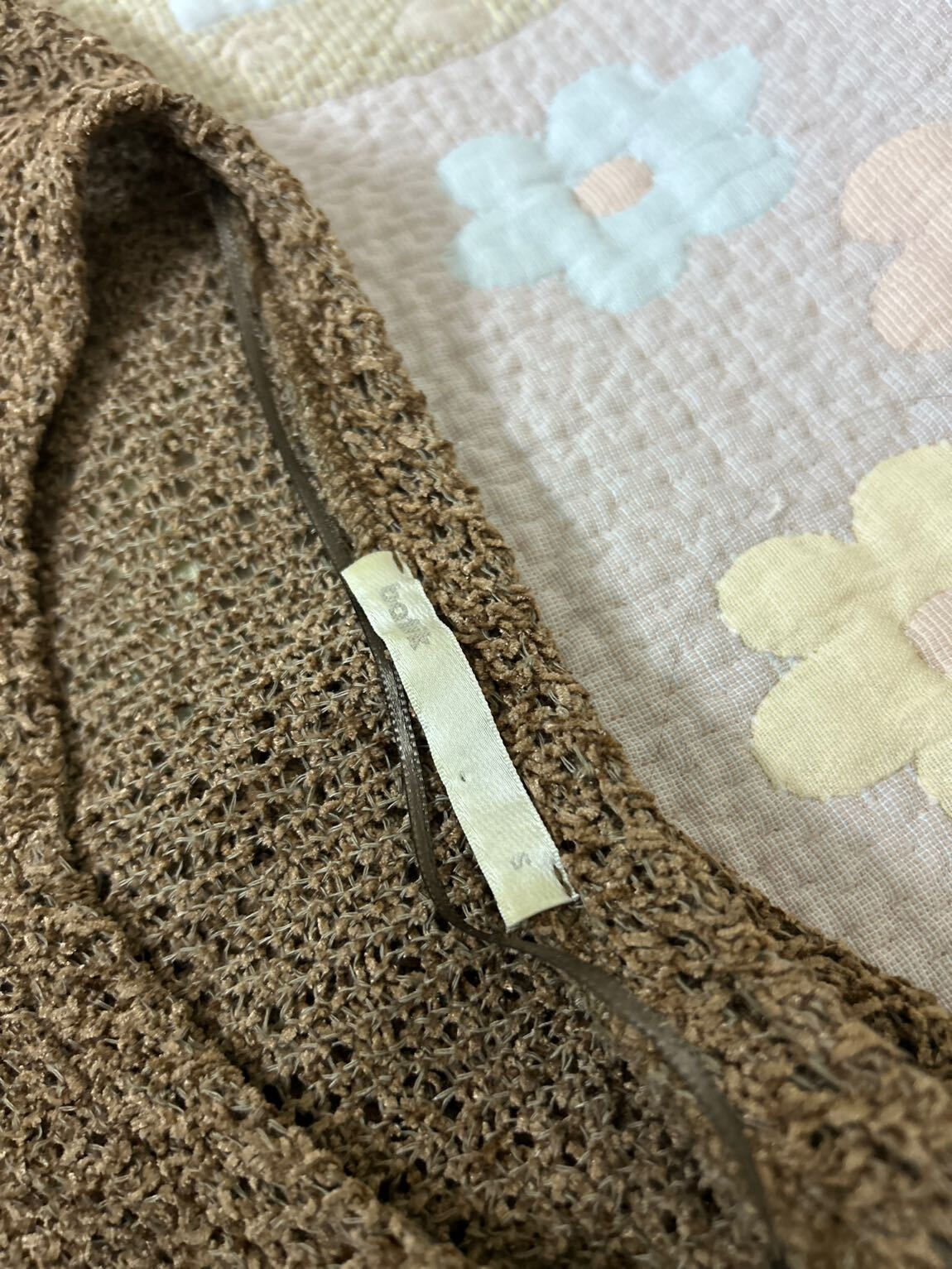 Batik S beden örgü kısa kollu üst — görsel 4/5