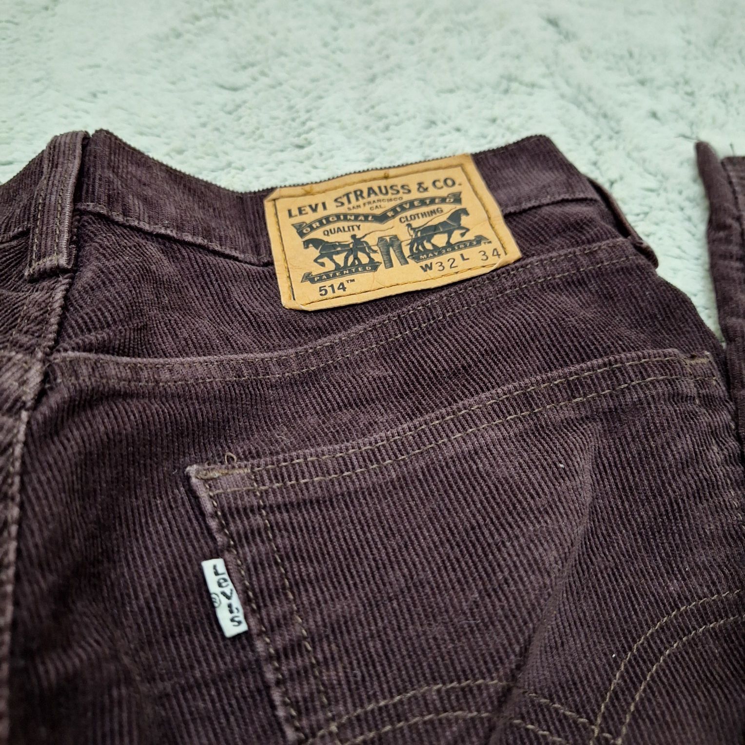Levis Oluklu Kadife Pantolon wb497 — görsel 3/8