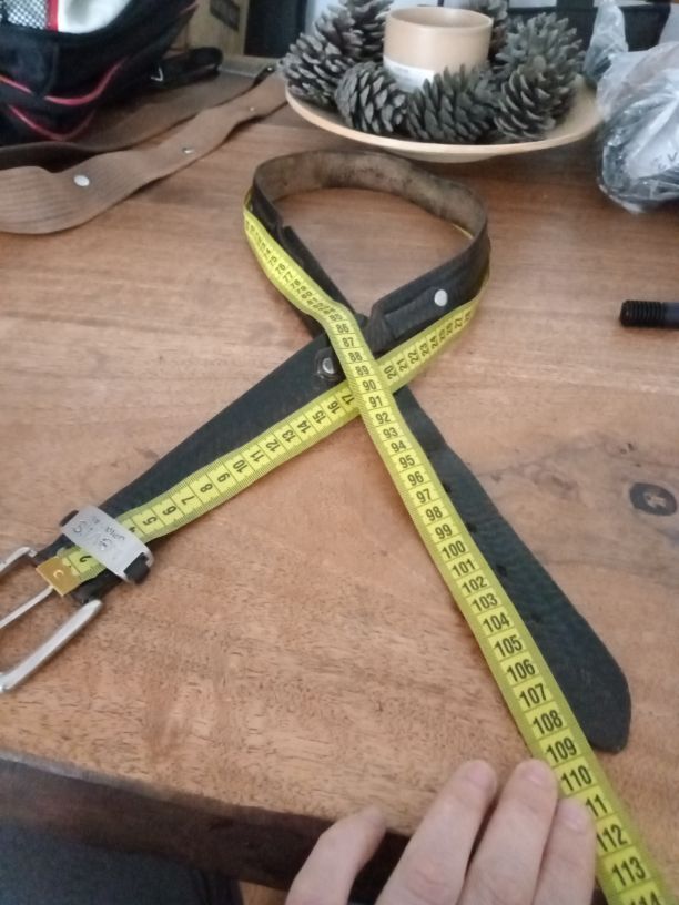 Orijinal Levi's marka deri erkek kemeri — görsel 7/8