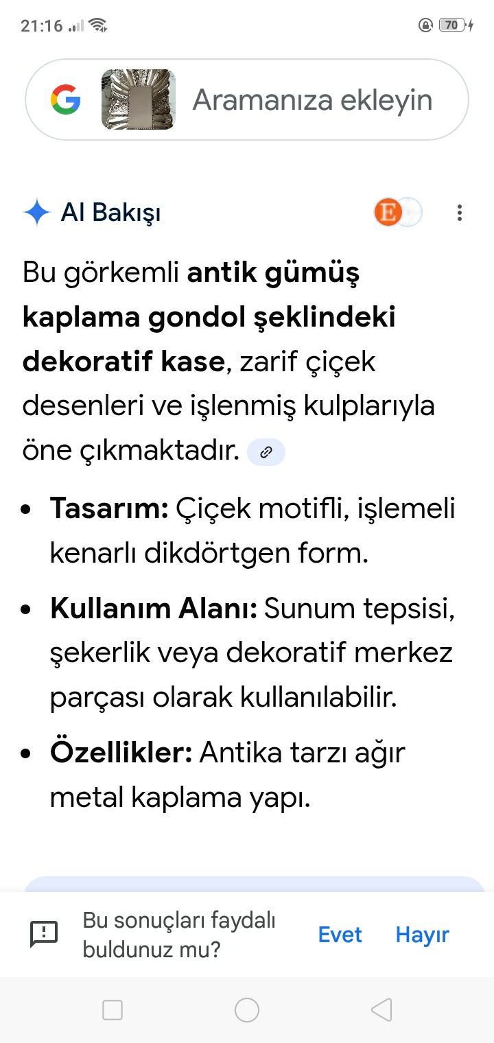 alman gümüşü tepsi — görsel 7/7