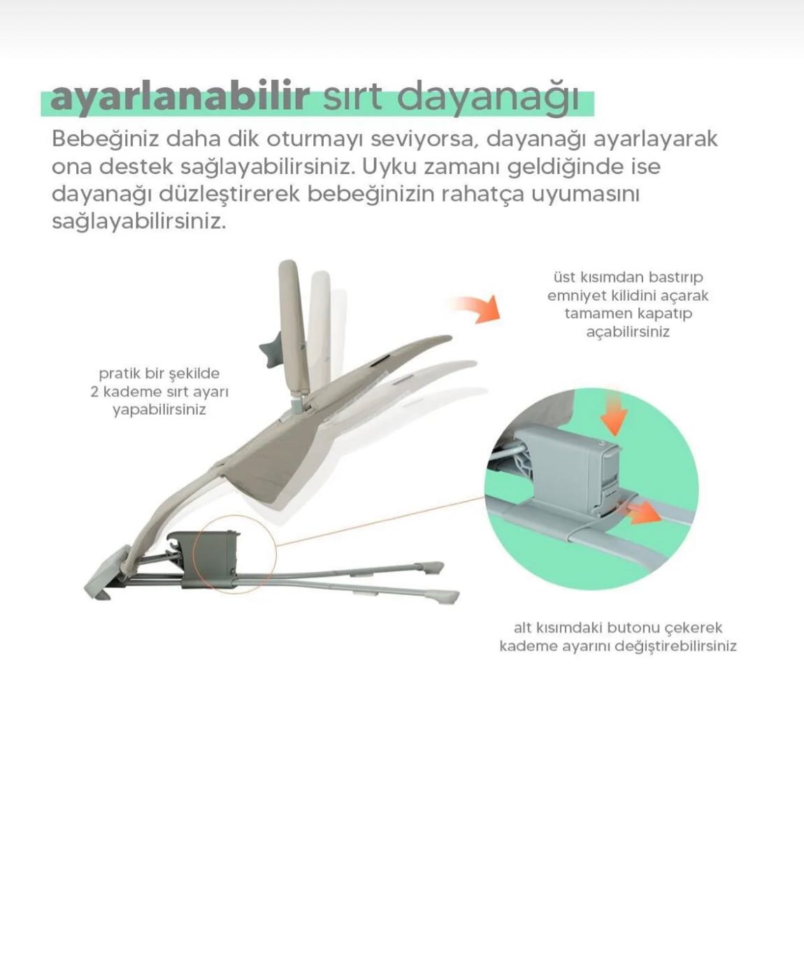 Huggy Wave Bebek Sallanabilen Ana Kucağı — görsel 2/12