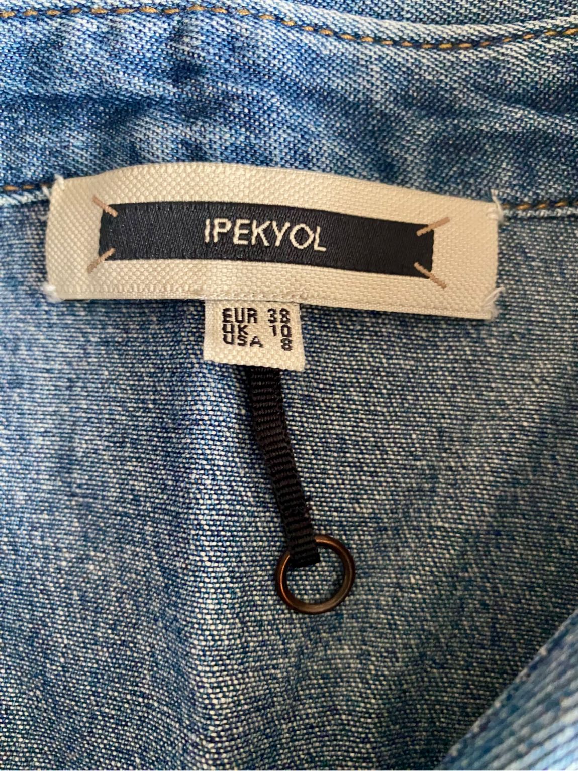 İpekyol Gold Nakışlı Tasarım Jean Gömlek — görsel 3/8