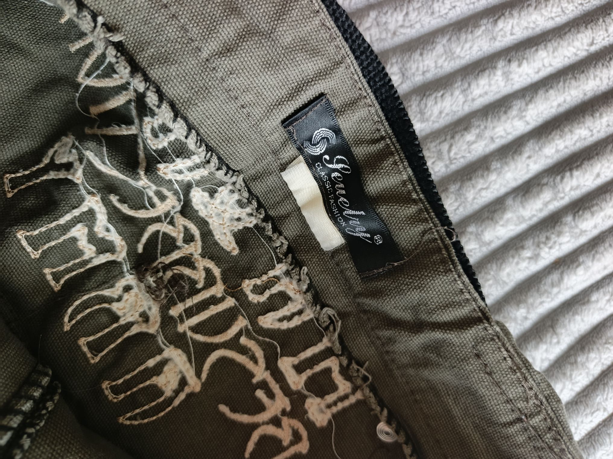 Vintage Y2K khaki cargo pantolon(xs-s) — görsel 5/8