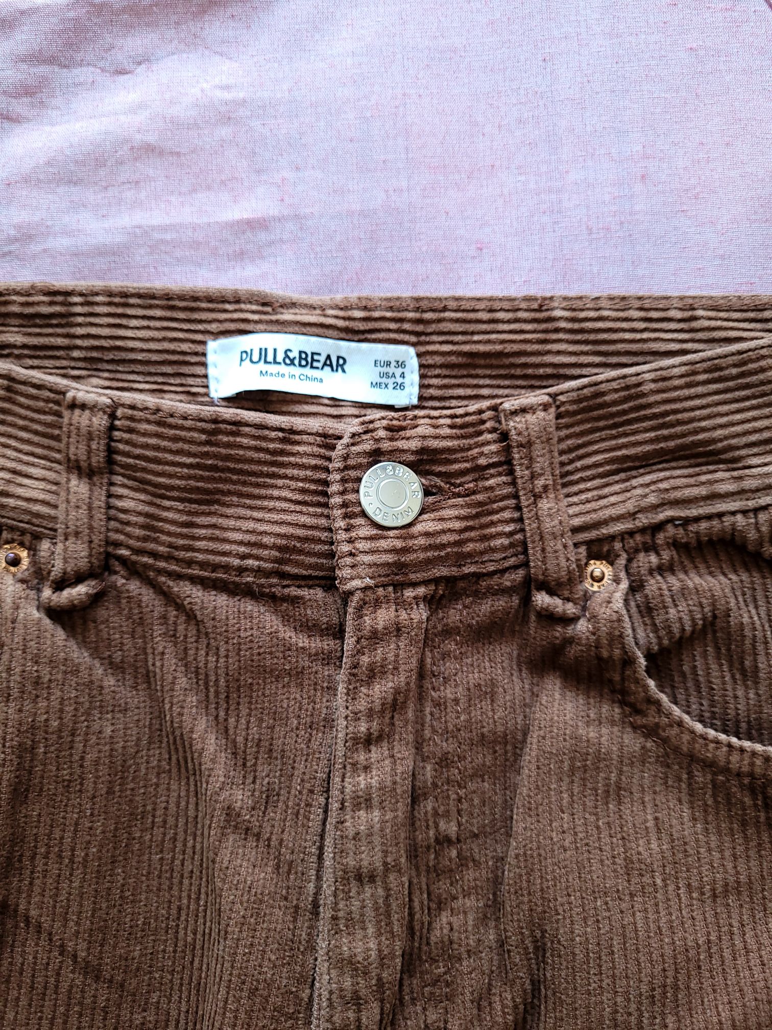 Pull&Bear Kadife Buggy Pantolon — görsel 4/7