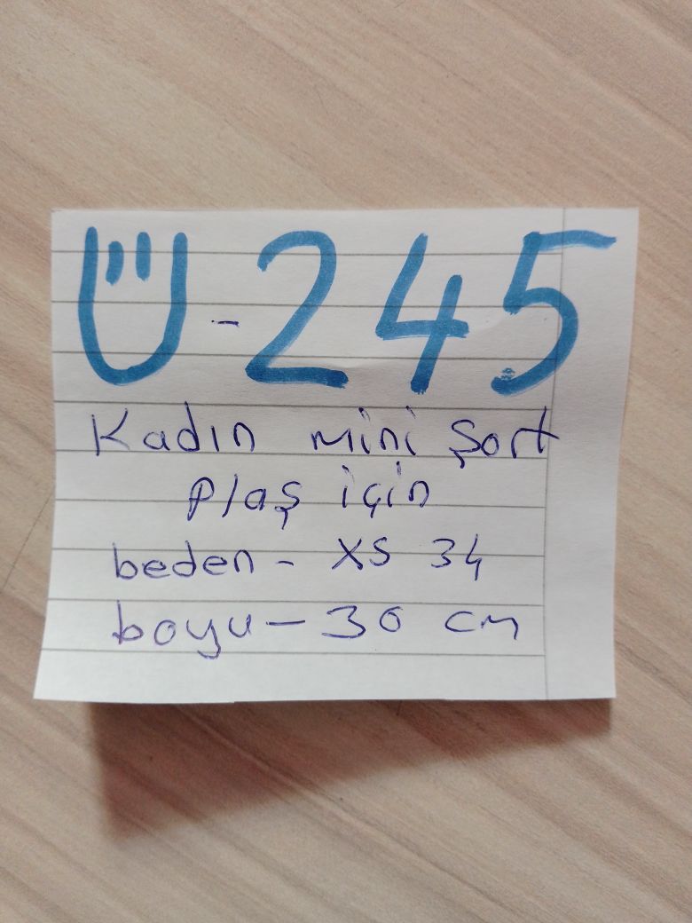 plaş mini şort — görsel 7/7
