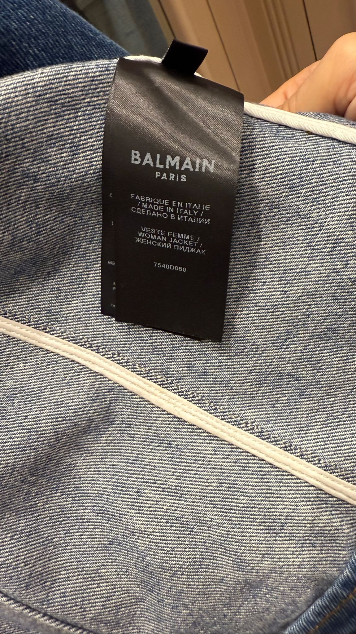 Balmain kot ceket — görsel 4/5