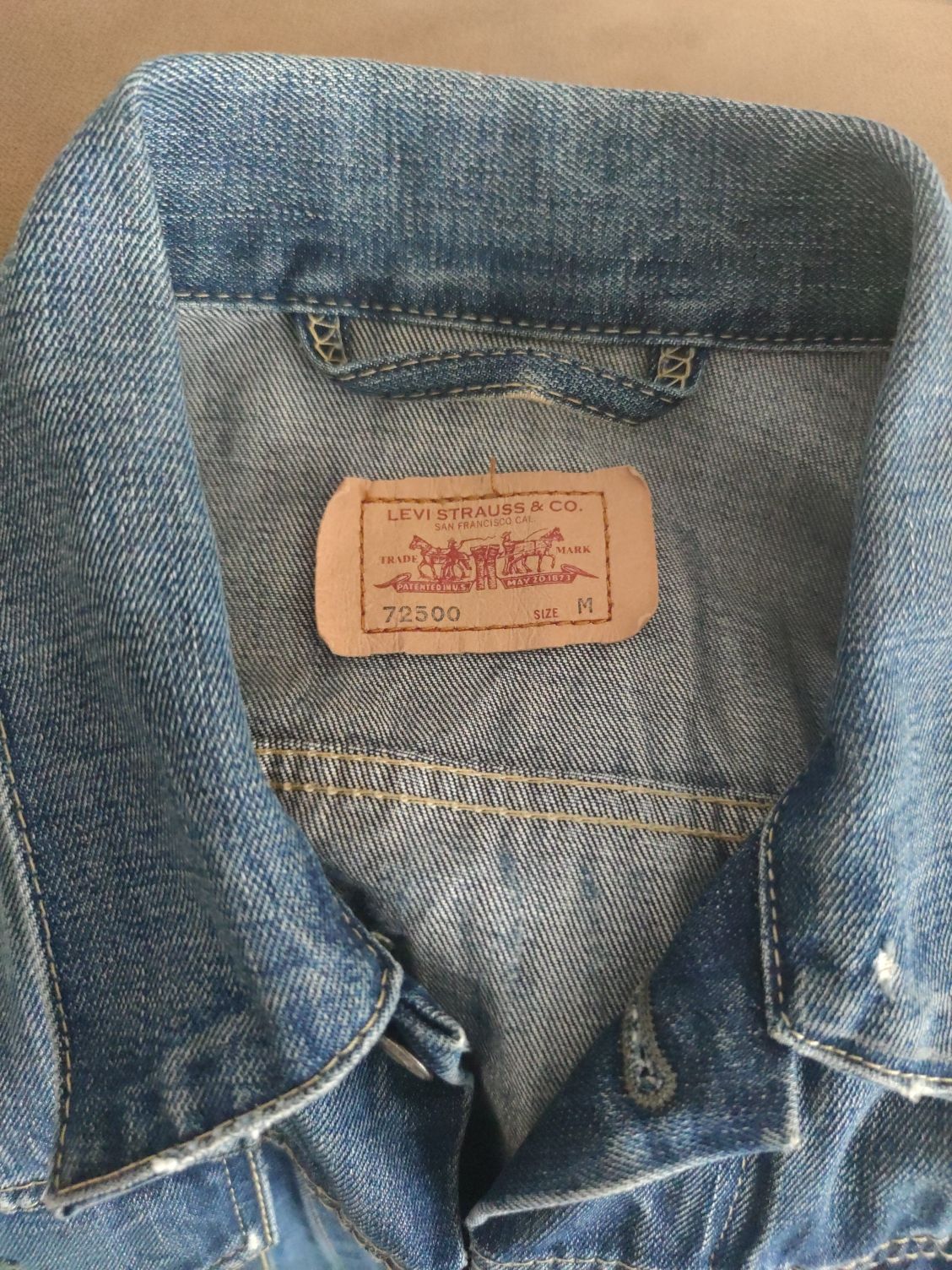 Orijinal Levi's 72500 Erkek Kot Ceket — görsel 3/7