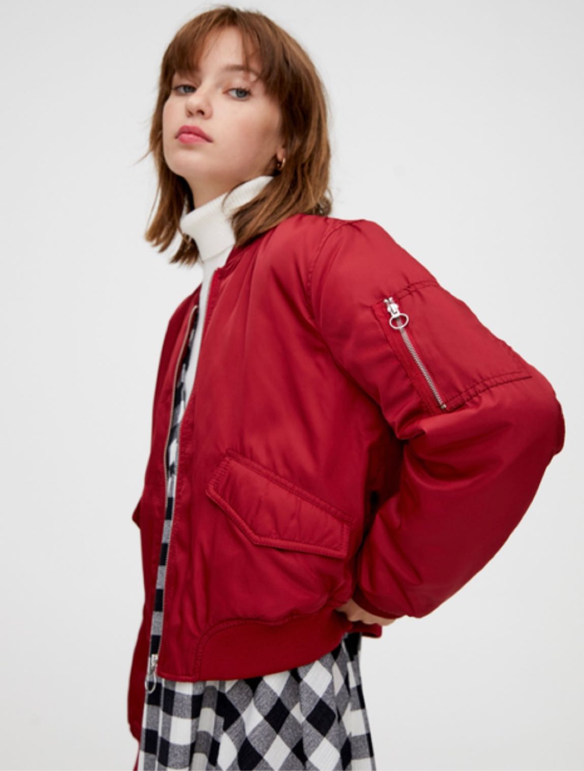Pull & Bear Bomber Ceket — görsel 3/8