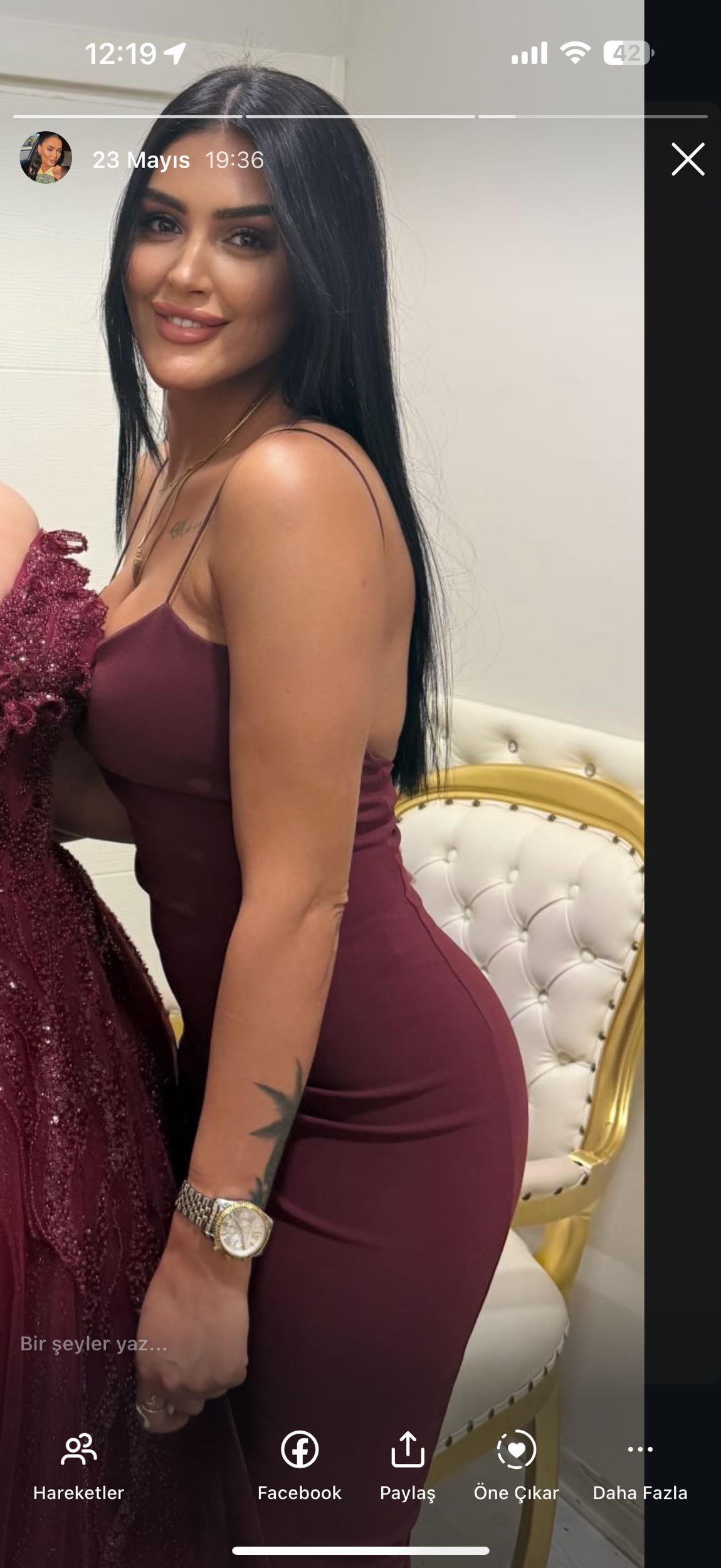 Zara kalem elbise — görsel 2/2