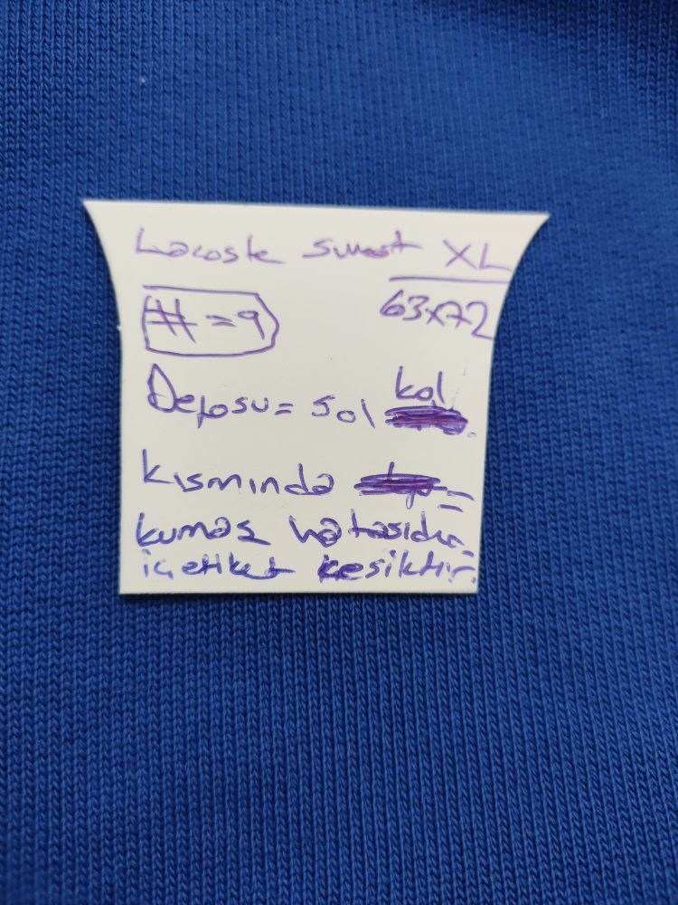 Lacoste fermuarlı defolu sweatshirt — görsel 6/8