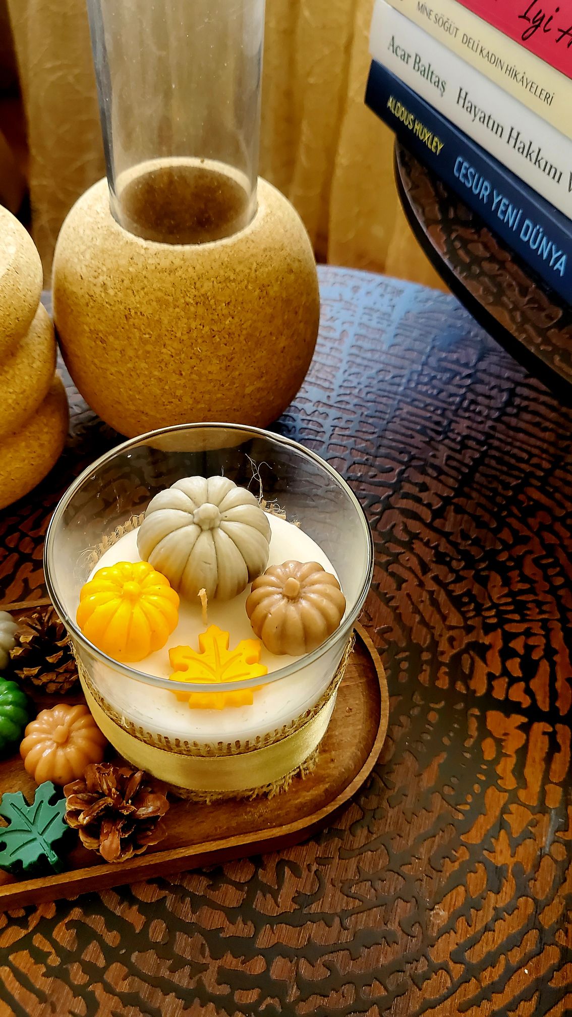 Pumpkin candle — görsel 3/3