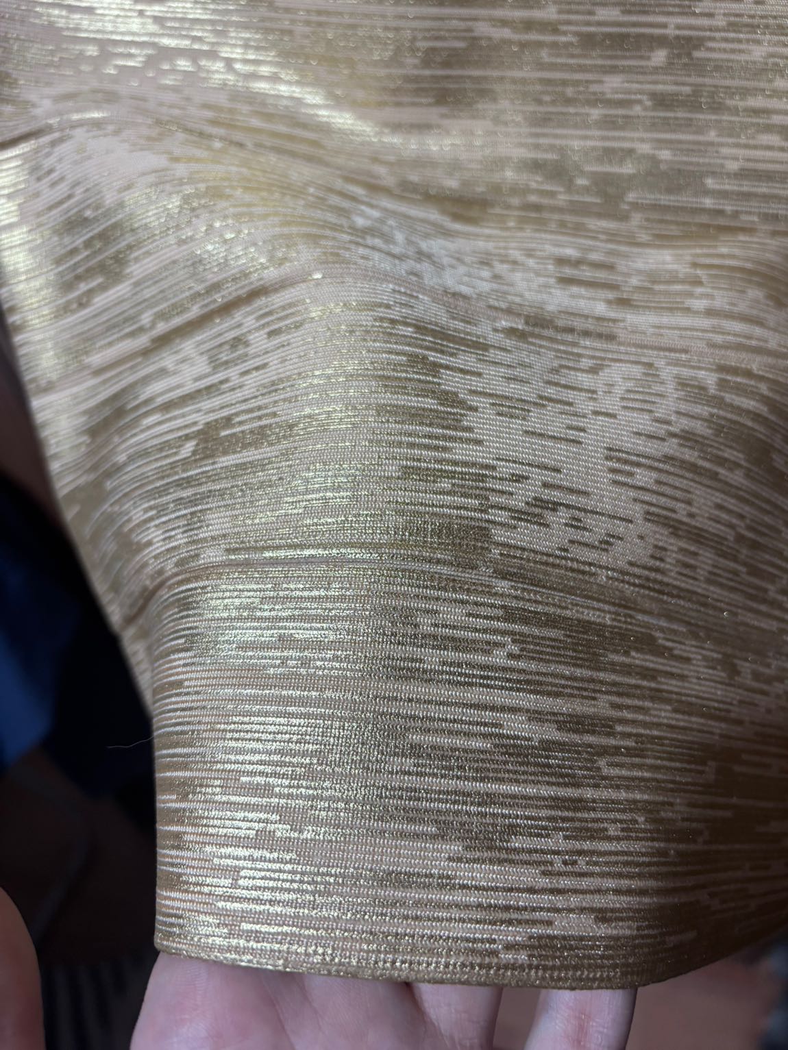 Herve Leger Gold Rengi Mini Elbise — görsel 2/4