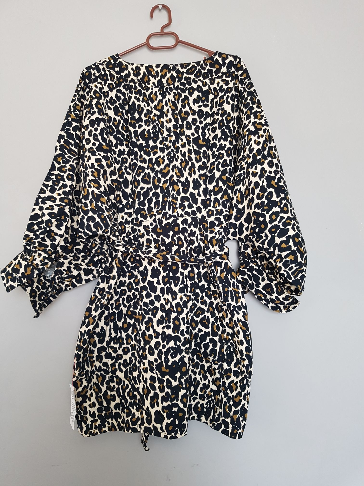 asos leopar desenli elbise — görsel 3/5