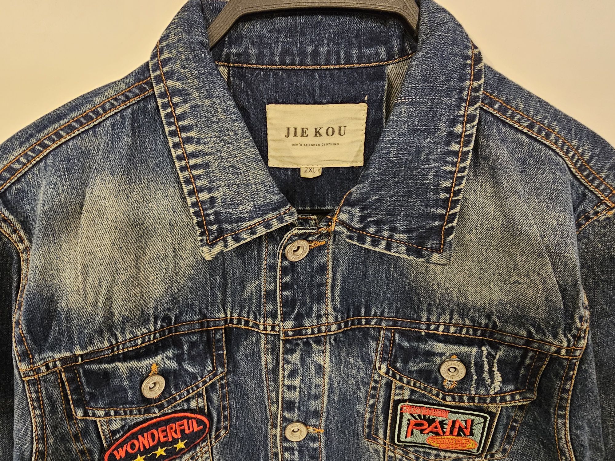 armalı kot mont jeans — görsel 3/8
