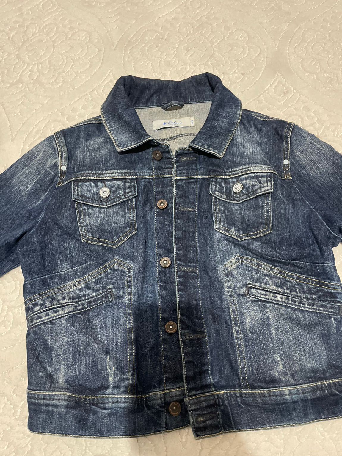 Vintage y2k kot ceket jean — görsel 2/5