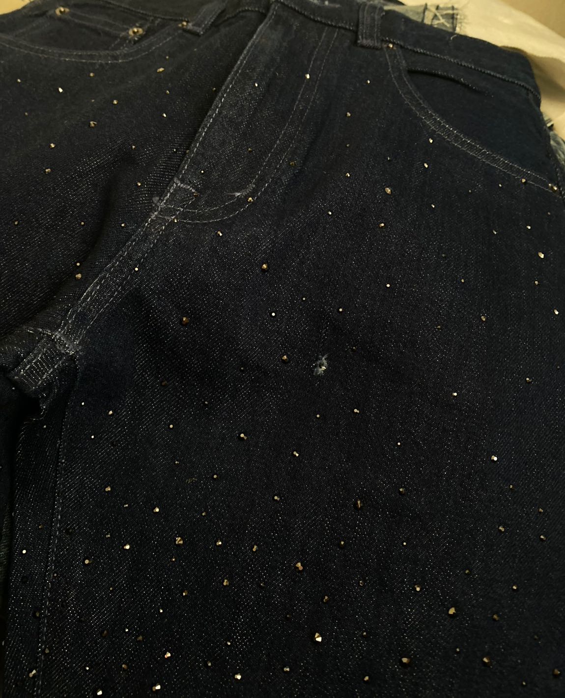 Madewell Taşlı Barrel Jean Pantolon — görsel 7/8