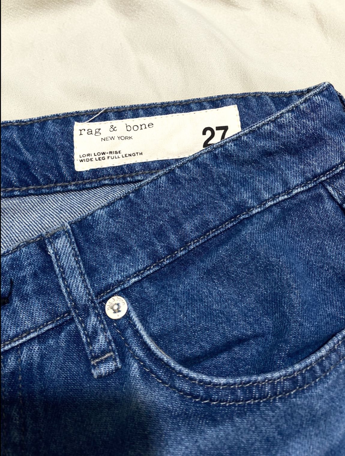Rag&Bone Lori Low Rise-Wide Leg Jean — görsel 6/6