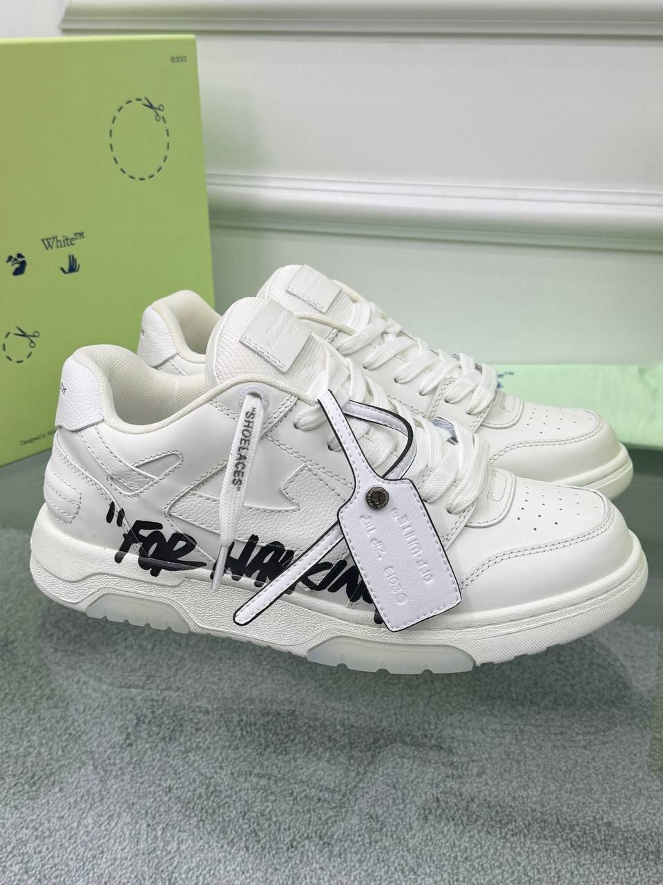 Off White Beyaz Sneaker Erkek Ayakkabı — görsel 3/7