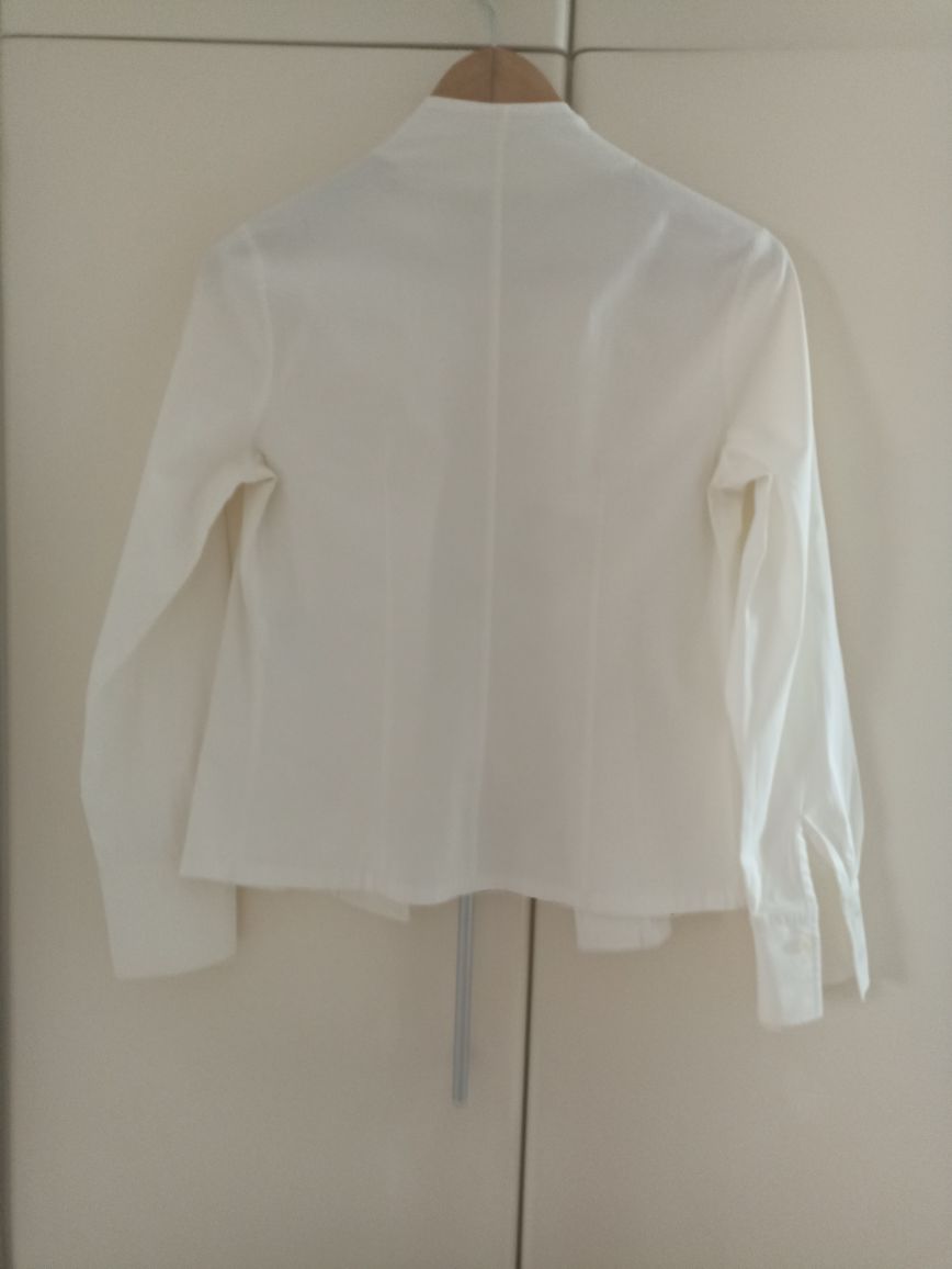 Beyaz Volanlı Blazer Ceket — görsel 2/8