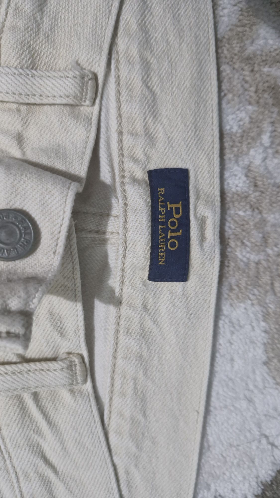 Krem Patchwork Vintage Jeans — görsel 5/8