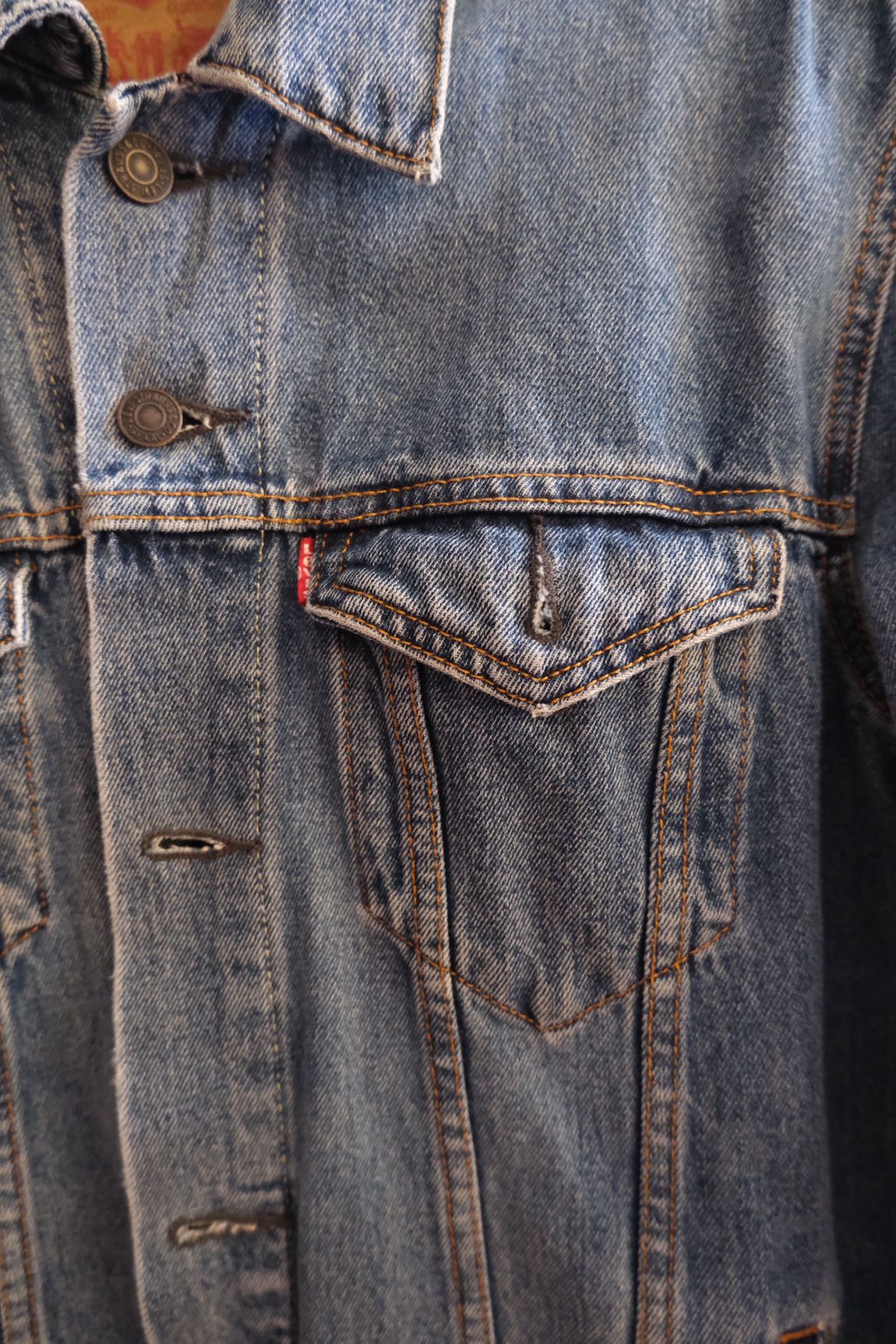 Levi’s orijinal M beden kot ceket — görsel 3/4