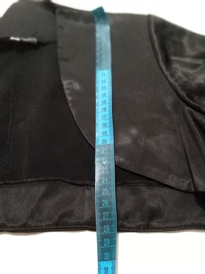 Mini üst saten bolero — görsel 6/8