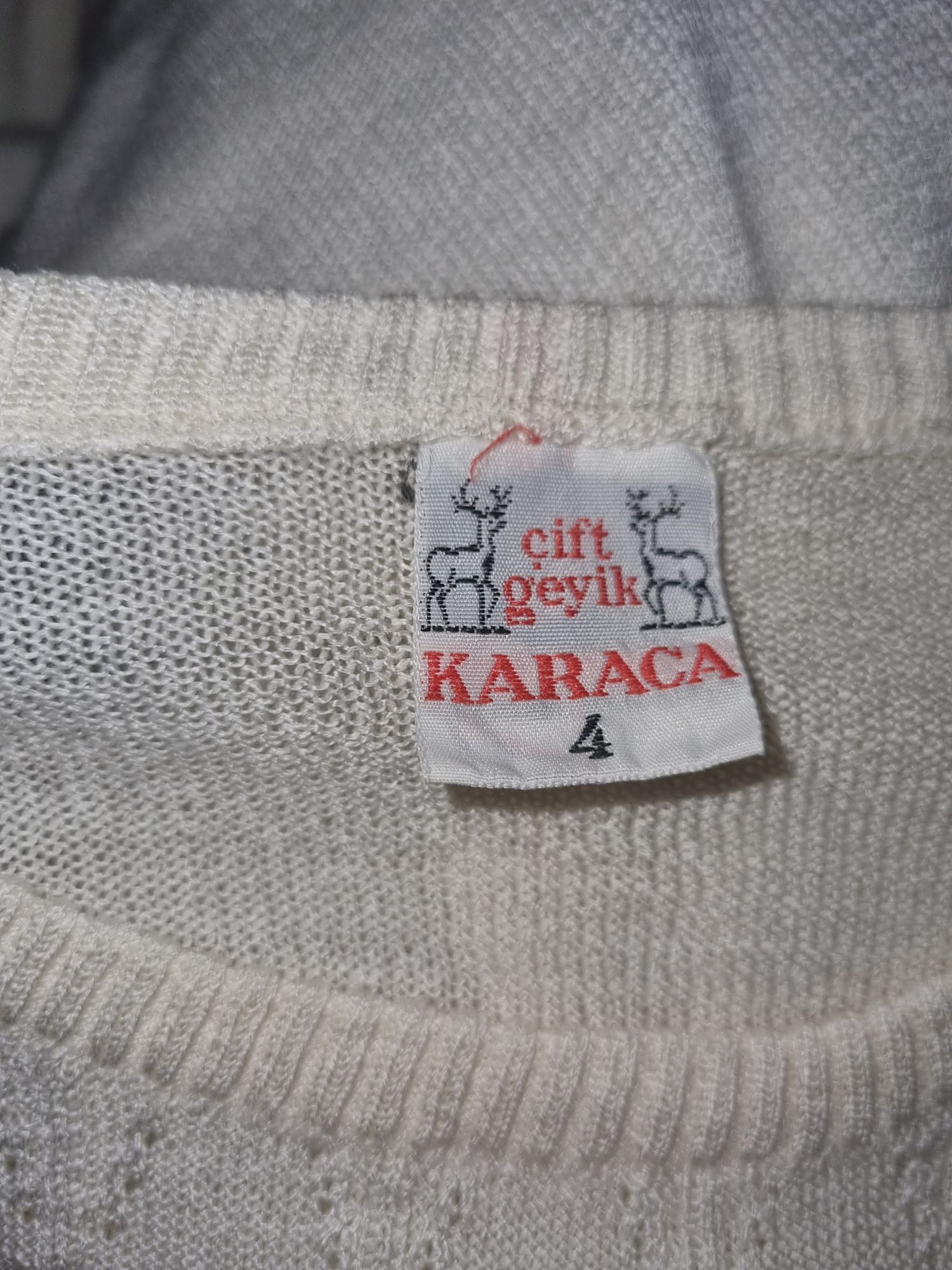 KARACA | ÇİFT GEYİK | KADIN TRİKO KAZAK — görsel 4/5