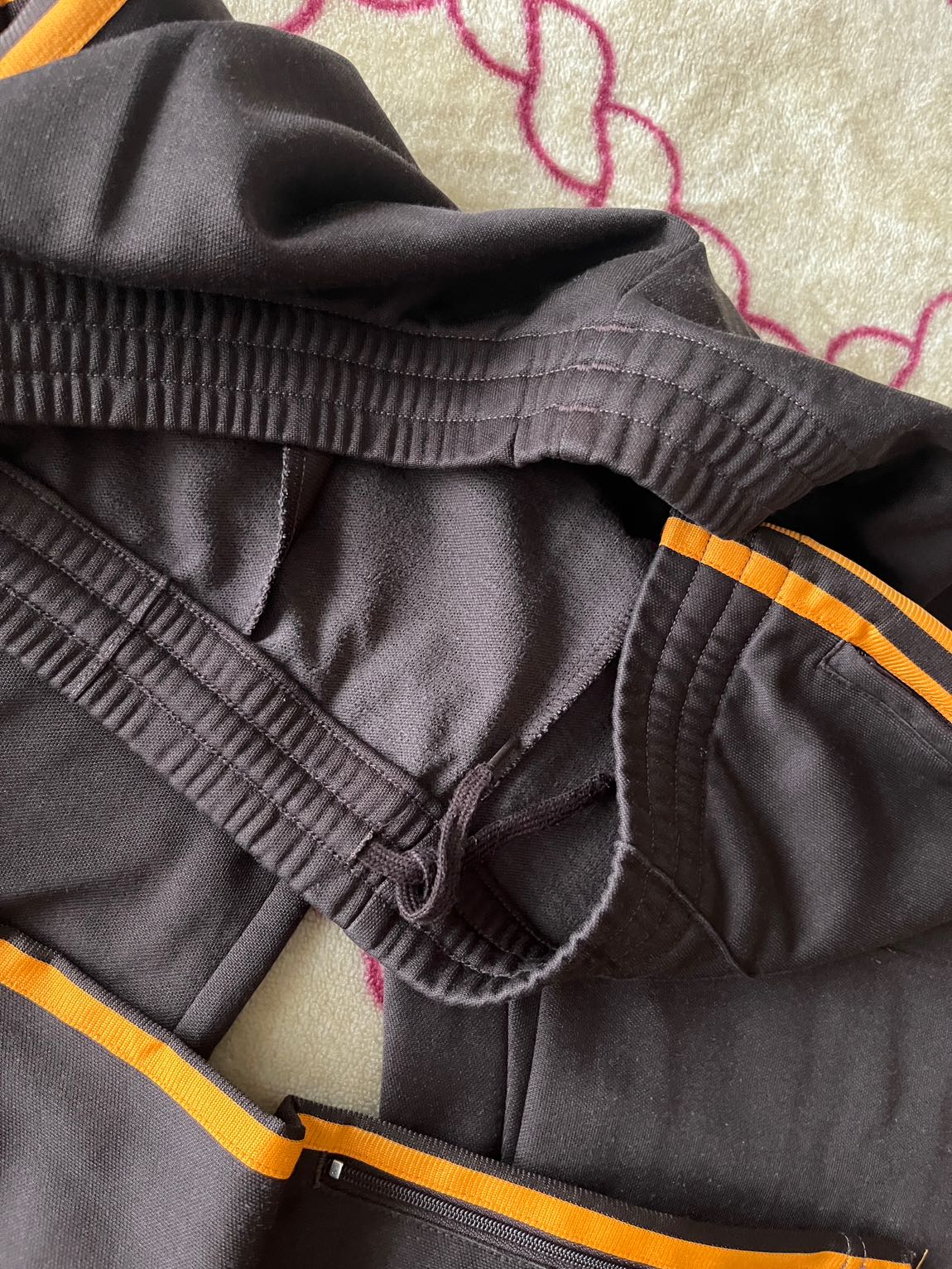 Adidas kahverengi kalın eşofman altı — görsel 7/8