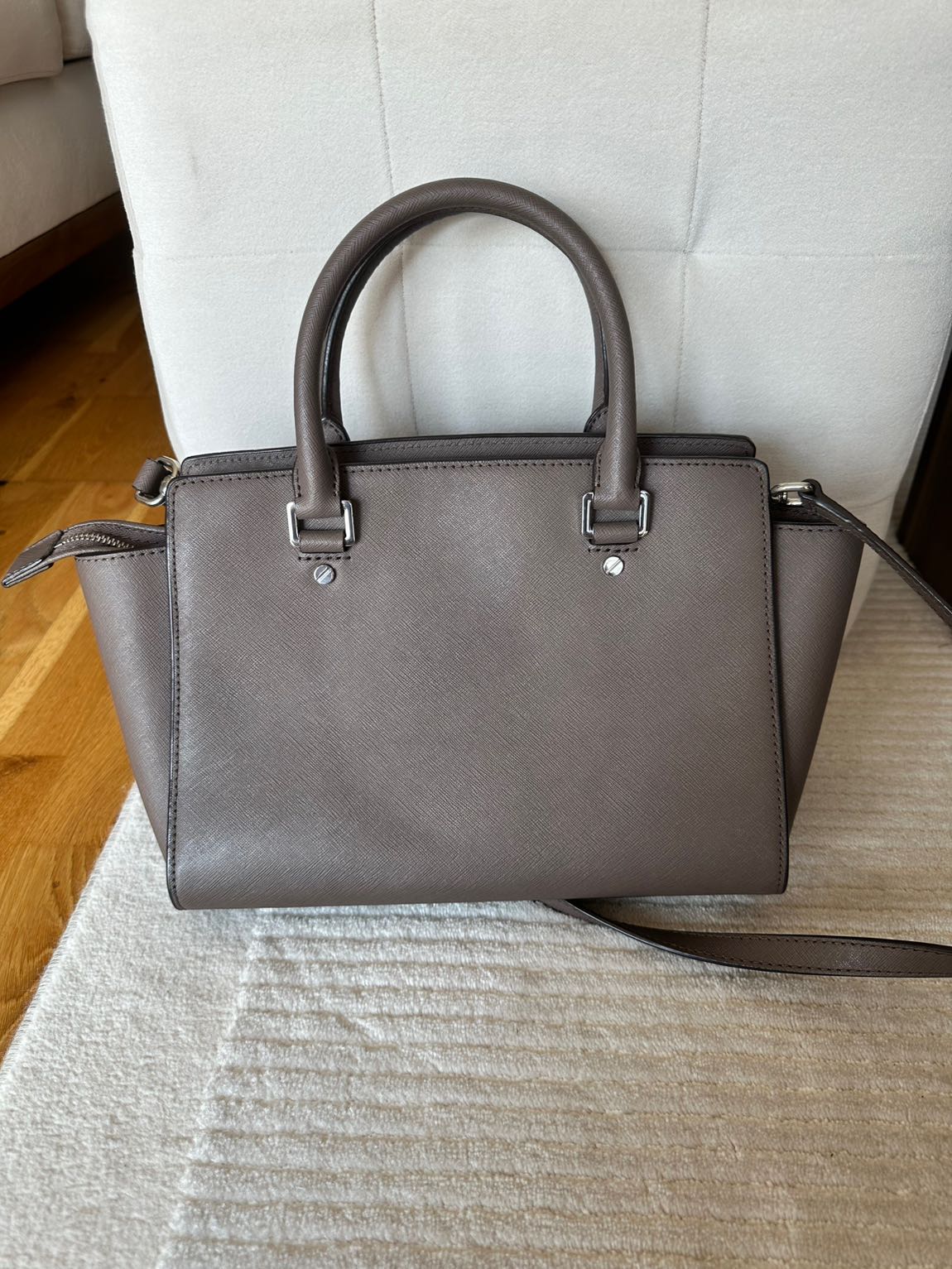 Michael Kors Deri Kadın Çantası Vizon — görsel 3/4