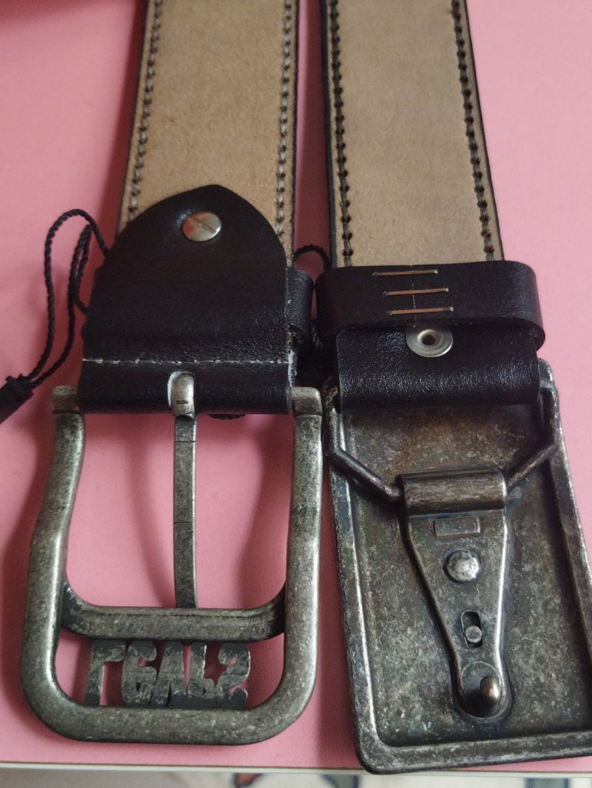 LEVİ'S, GUCCİ orjinal tokalı deri kemer — görsel 4/5