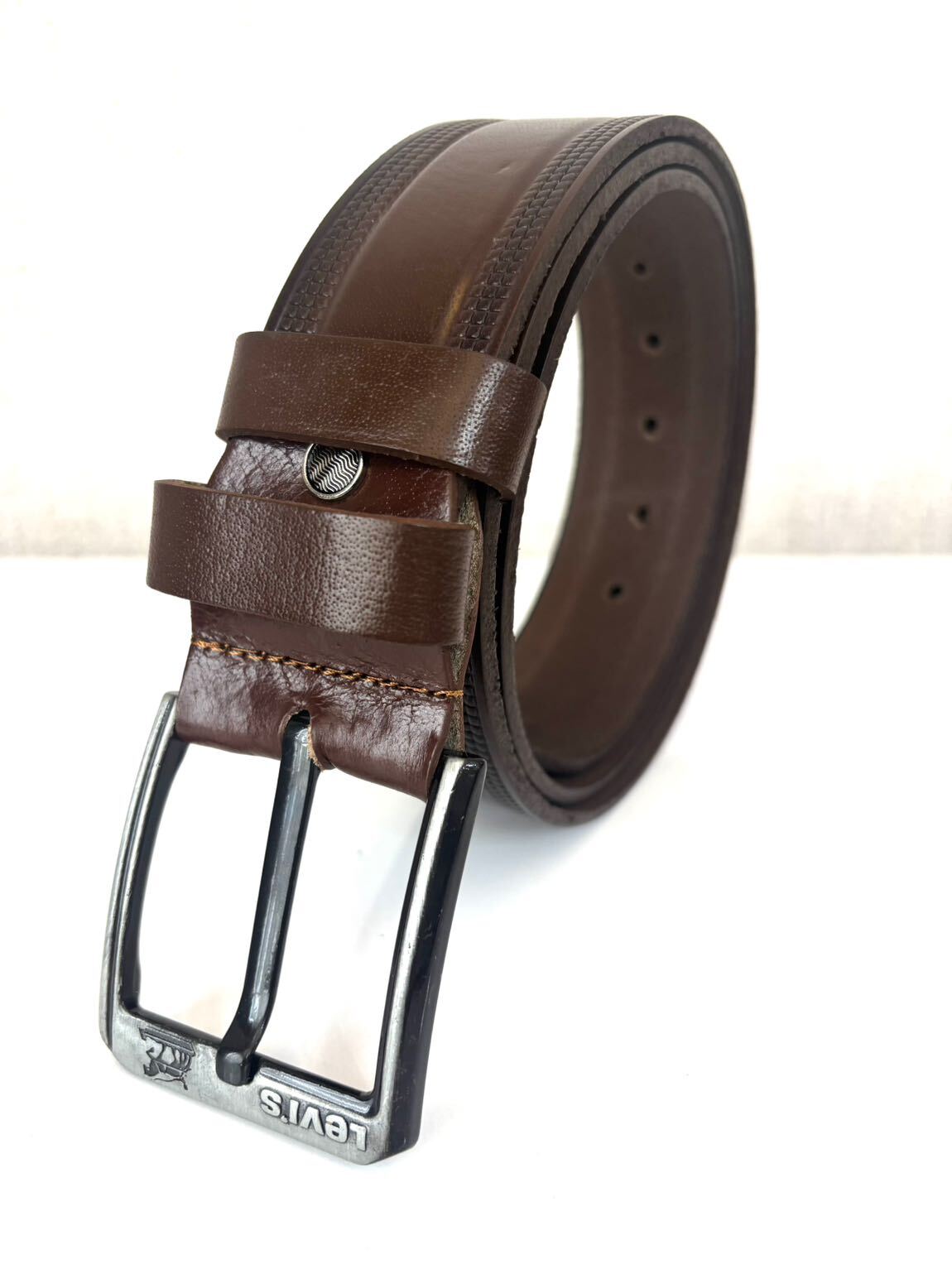 HAKİKİ DERİ KOT KEMERİ 4,5 CM — görsel 2/8