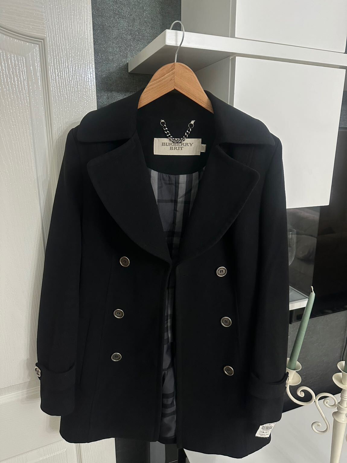 BURBERRY BRIT Siyah Kadın Kaban — görsel 2/9