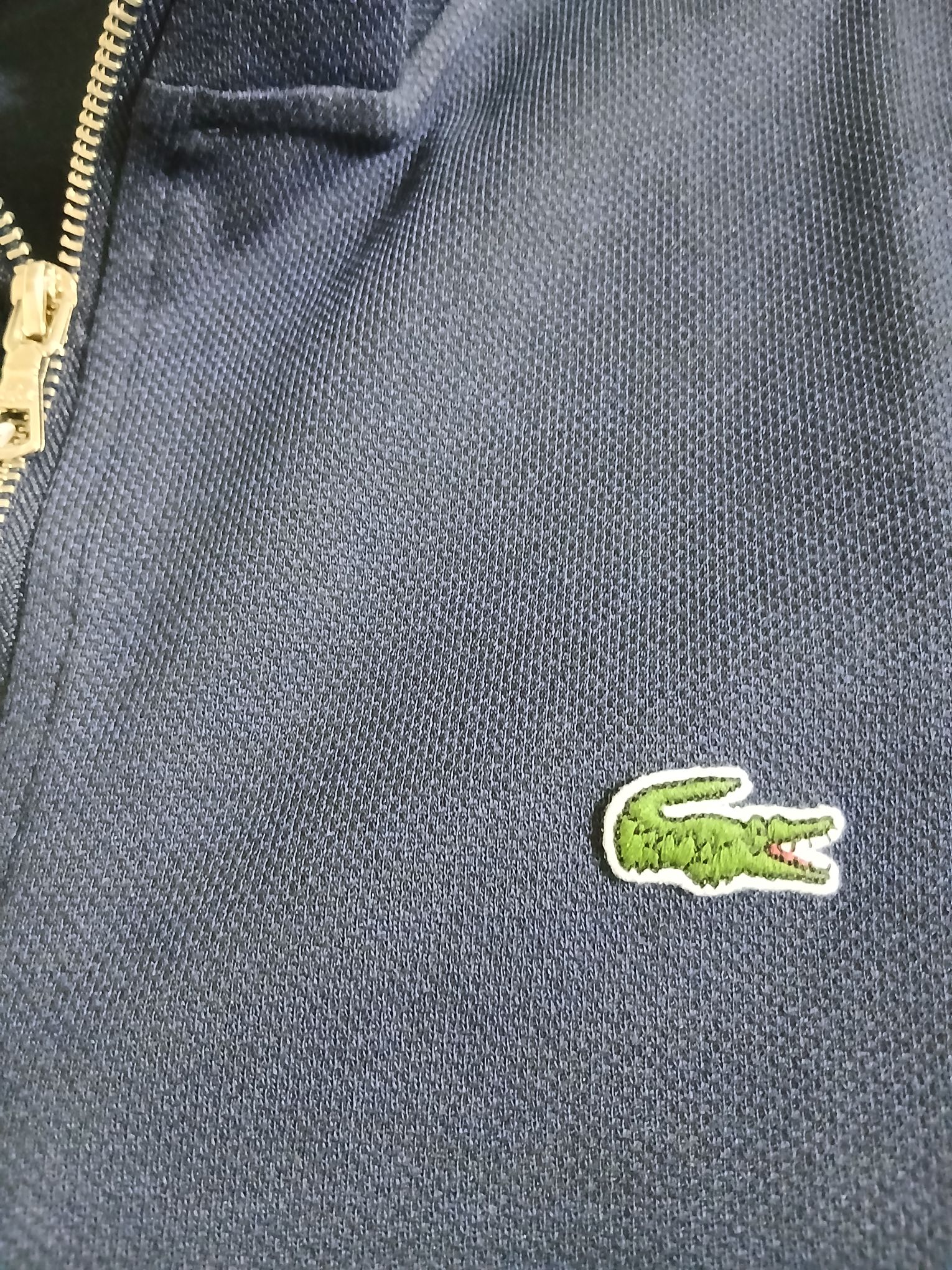 Lacoste yarım metal fermuar swet — görsel 3/8