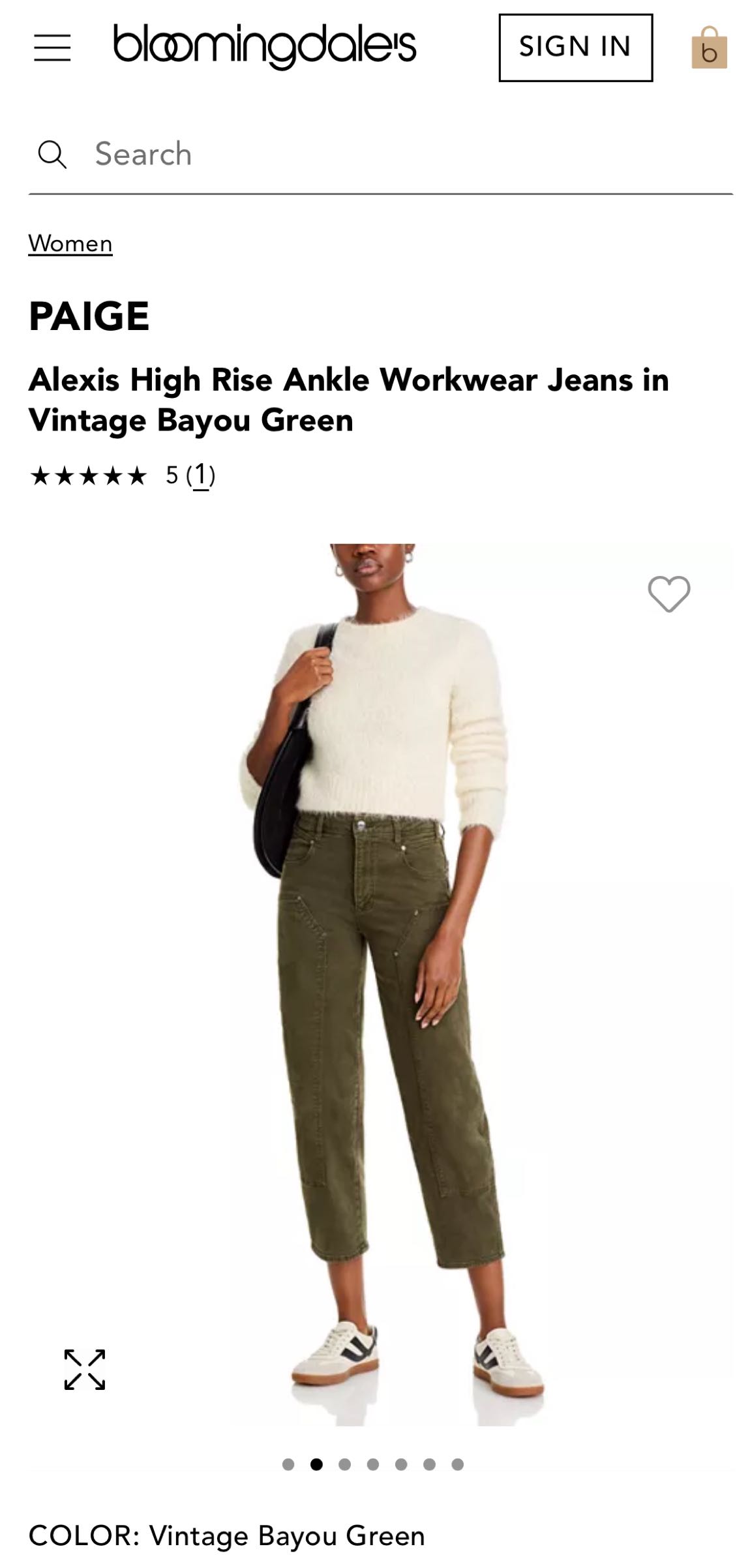 Paige Alexis Barrel Leg Jeans — görsel 4/8