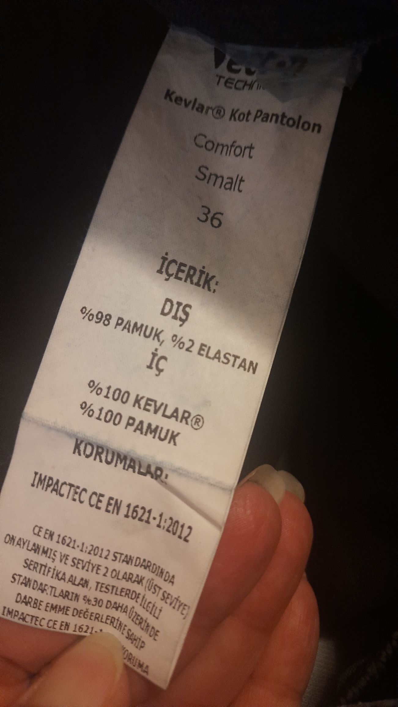 MOTORCU KOT PANTALON VECTON ERKEK — görsel 8/8