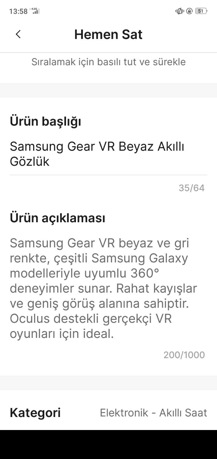 Samsung sanal gözlük — görsel 2/8