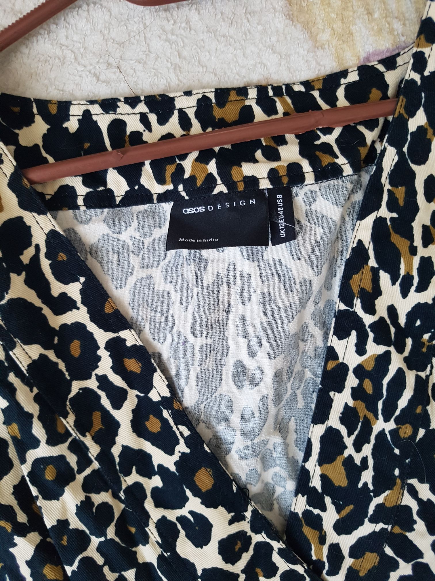 asos leopar desenli elbise — görsel 5/5